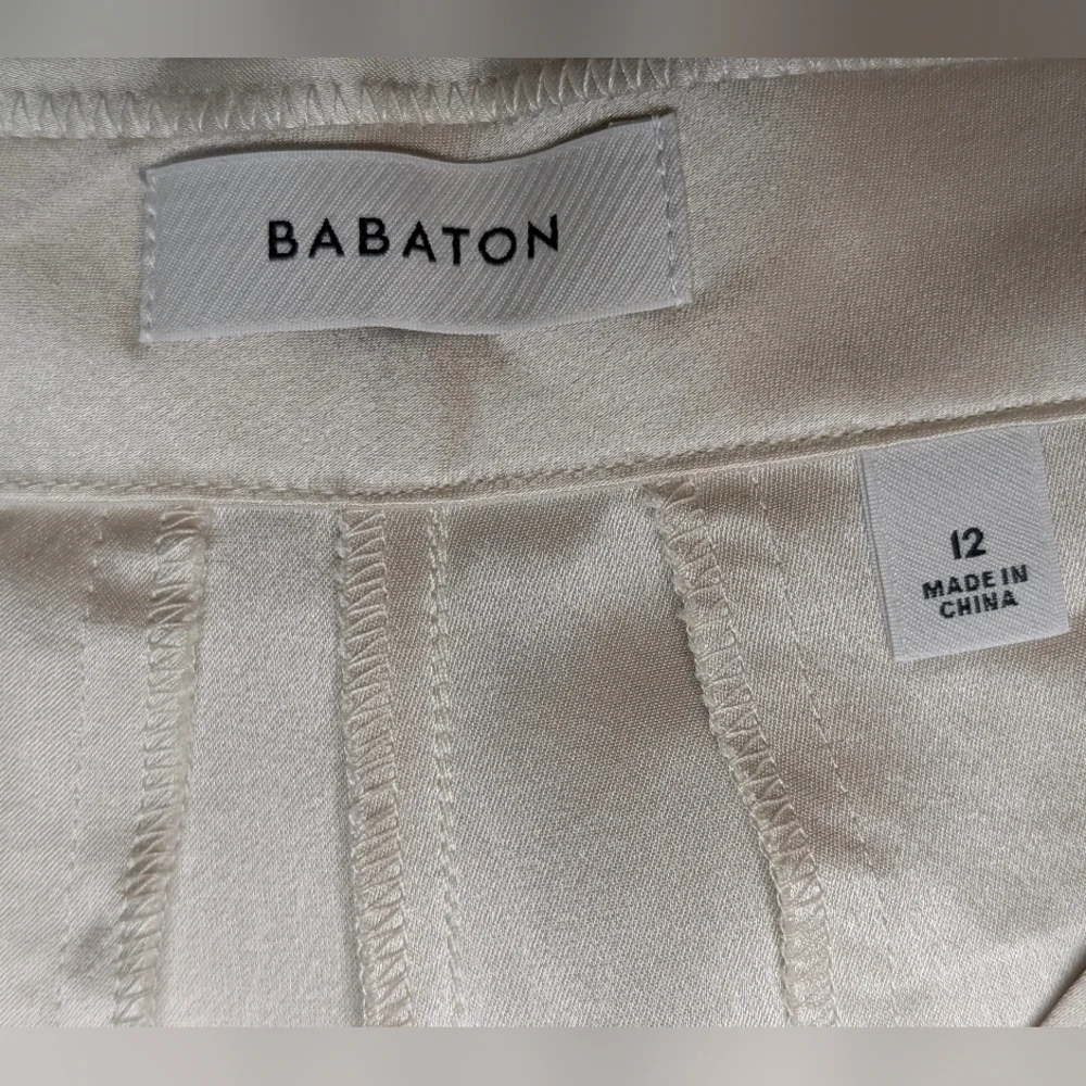 Aritzia Babaton Vogue satin pants Sz 12